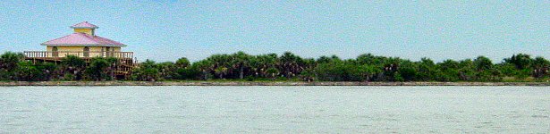 Situated above the sea wall facing St. Joseph Sound, the Nature Center affords spectacular views of sea